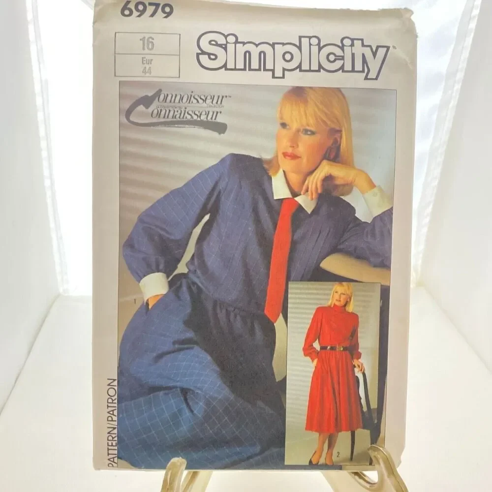 #6979 Simplicity Misses Dress Sewing Pattern Size 16